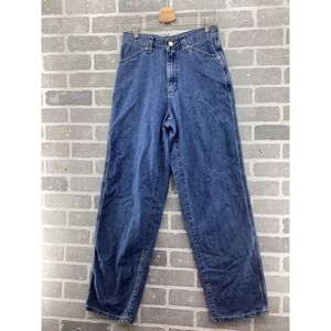 Riveted By Lee Vintage Carpenter Jeans High Waisted Wide Leg Medium Wash Denim